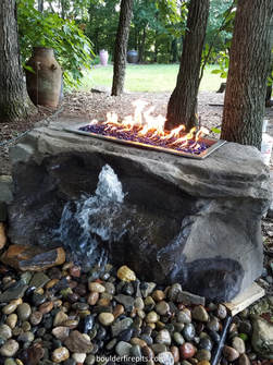 Fountain Fire Pit Welcome To Boulder, Fire Pit Water Feature Combo